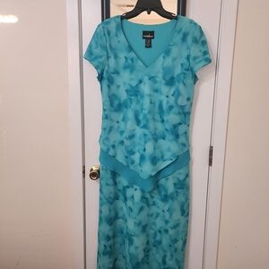 Floral Maxi Dress with V-Neck